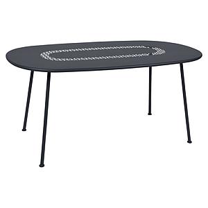 Table LORETTE Fermob 160x90  gris carbone
