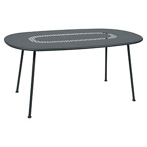 Table LORETTE Fermob 160x90 gris orage