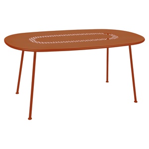 Table LORETTE Fermob 160x90 orange confite