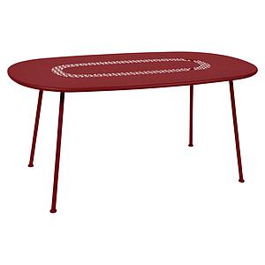 Table LORETTE Fermob 160x90 rouge piment