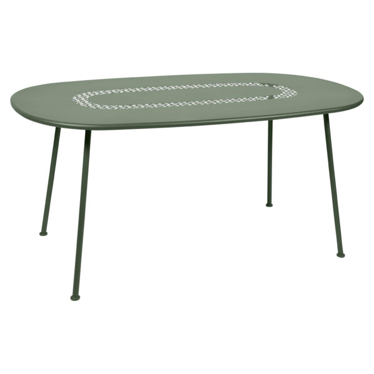 Table LORETTE Fermob 160x90 vert cactus