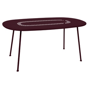 Table LORETTE Fermob 160x90cm cerise noir