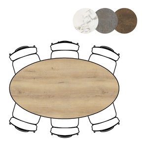 Table MASURA XOOON ELIPSE 180x100x77  Chêne Naturel