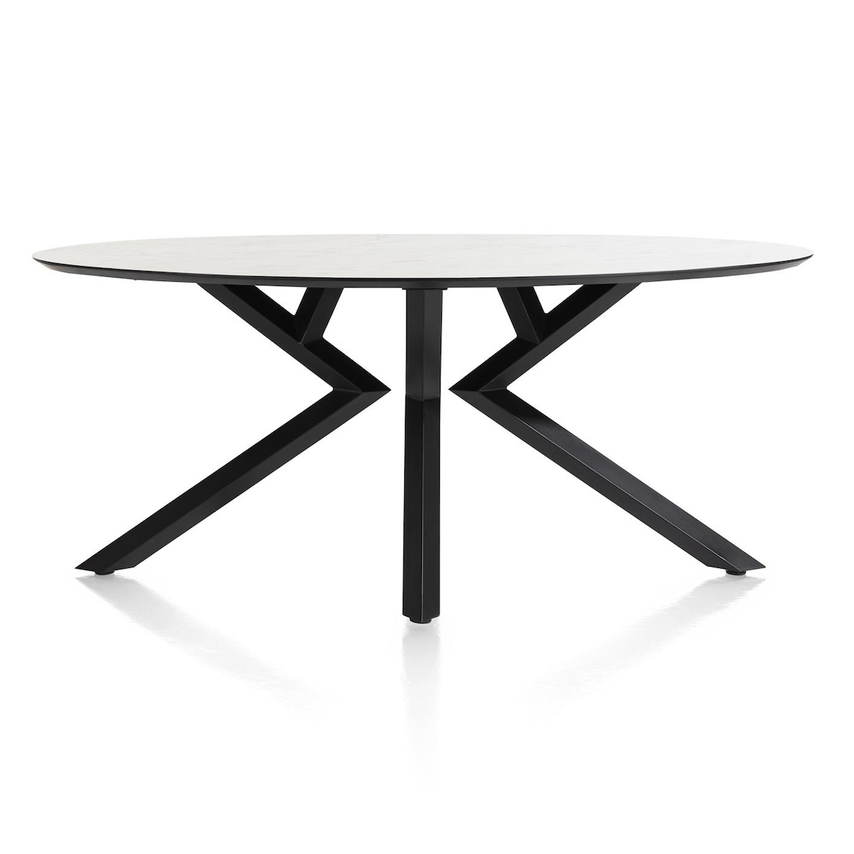 Table MASURA XOOON ELIPSE 180x100x77 Marbre Blanc