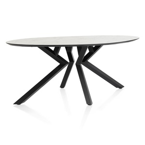 Table MASURA XOOON ELIPSE 180x100x77 Marbre Blanc
