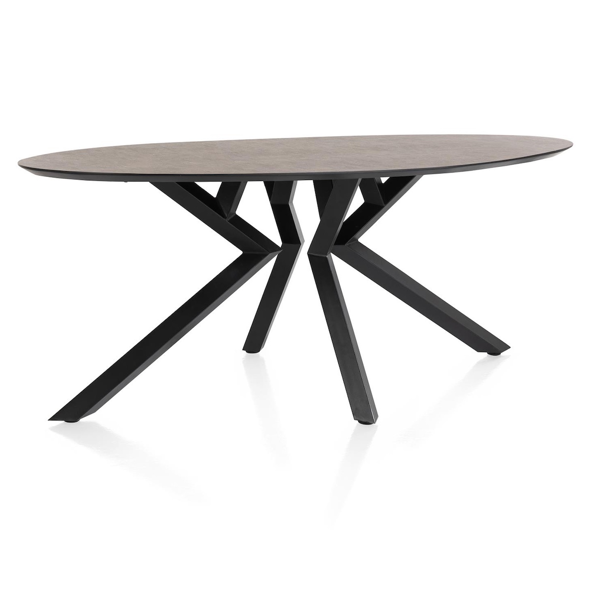 Table MASURA XOOON ELIPSE 180x100x77  Rouille
