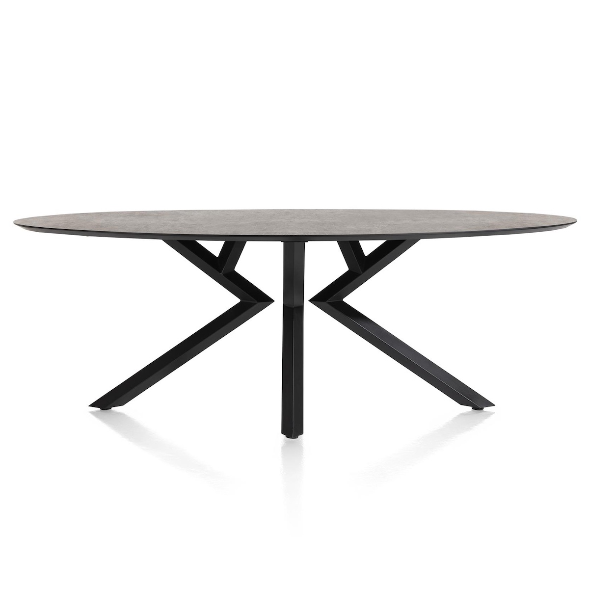 Table MASURA XOOON ELIPSE 220x105x77 Anthracite
