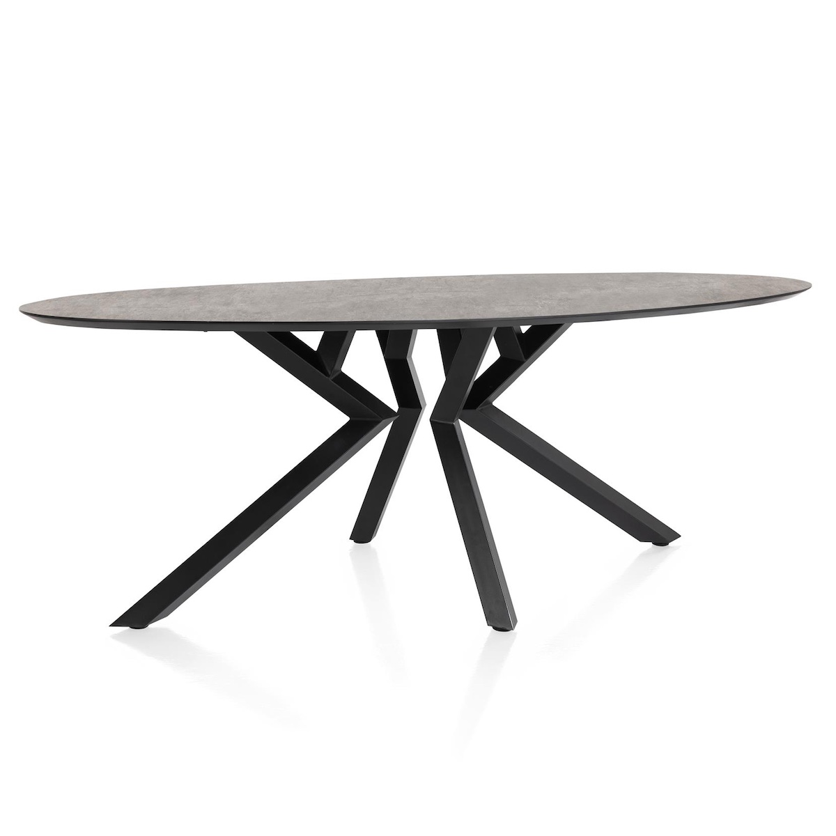 Table MASURA XOOON ELIPSE 220x105x77 Anthracite