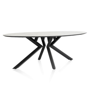 Table MASURA XOOON ELIPSE 220x105x77 Marbre Blanc