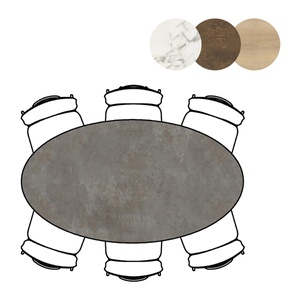 Table MASURA XOOON Elipse180x100x77 Anthracite 