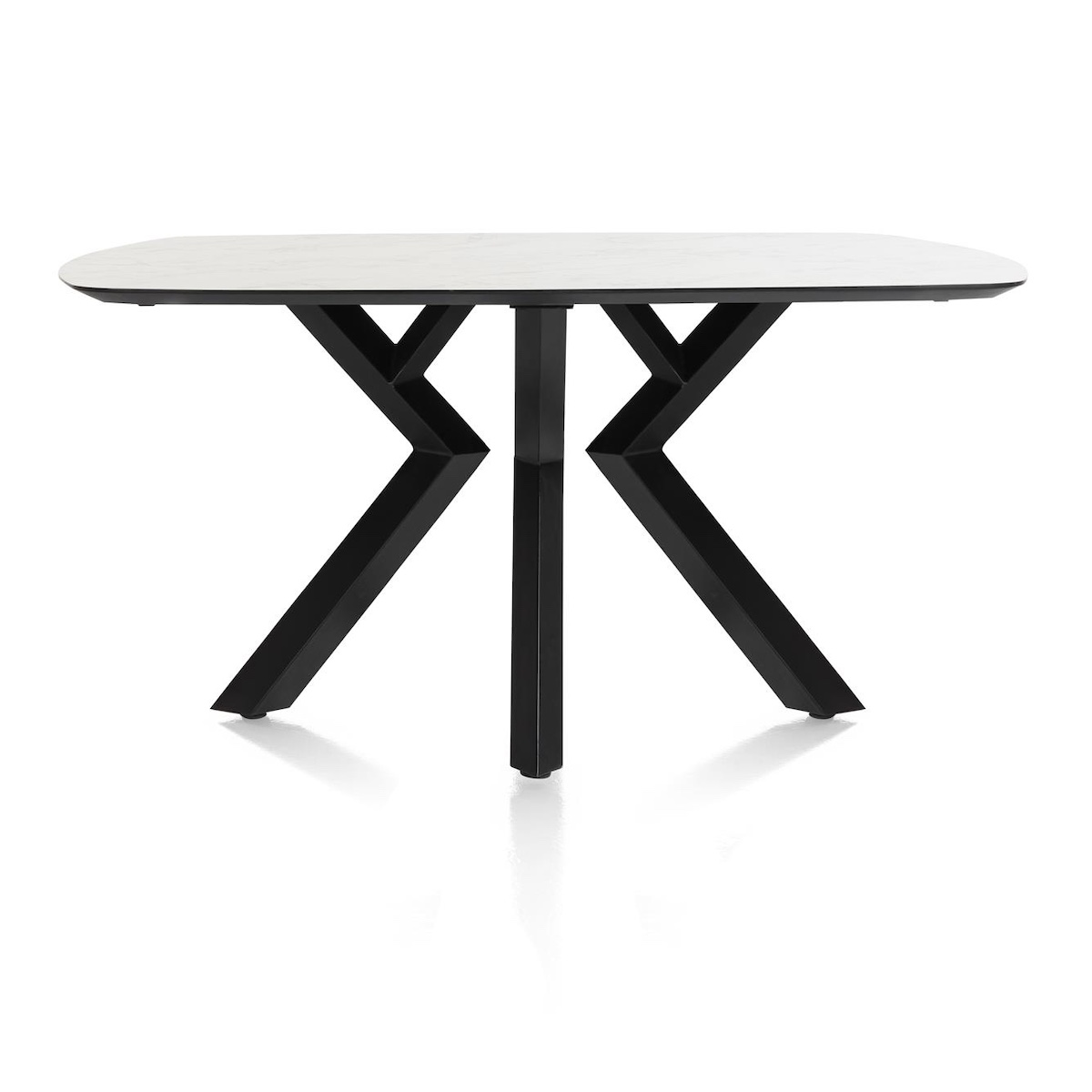 Table MASURA XOOON OVALE 150x105x77 Marbre Blanc
