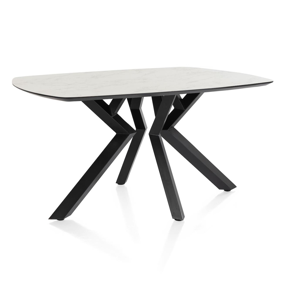 Table MASURA XOOON OVALE 150x105x77 Marbre Blanc