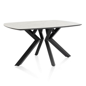 Table MASURA XOOON OVALE 150x105x77 Marbre Blanc