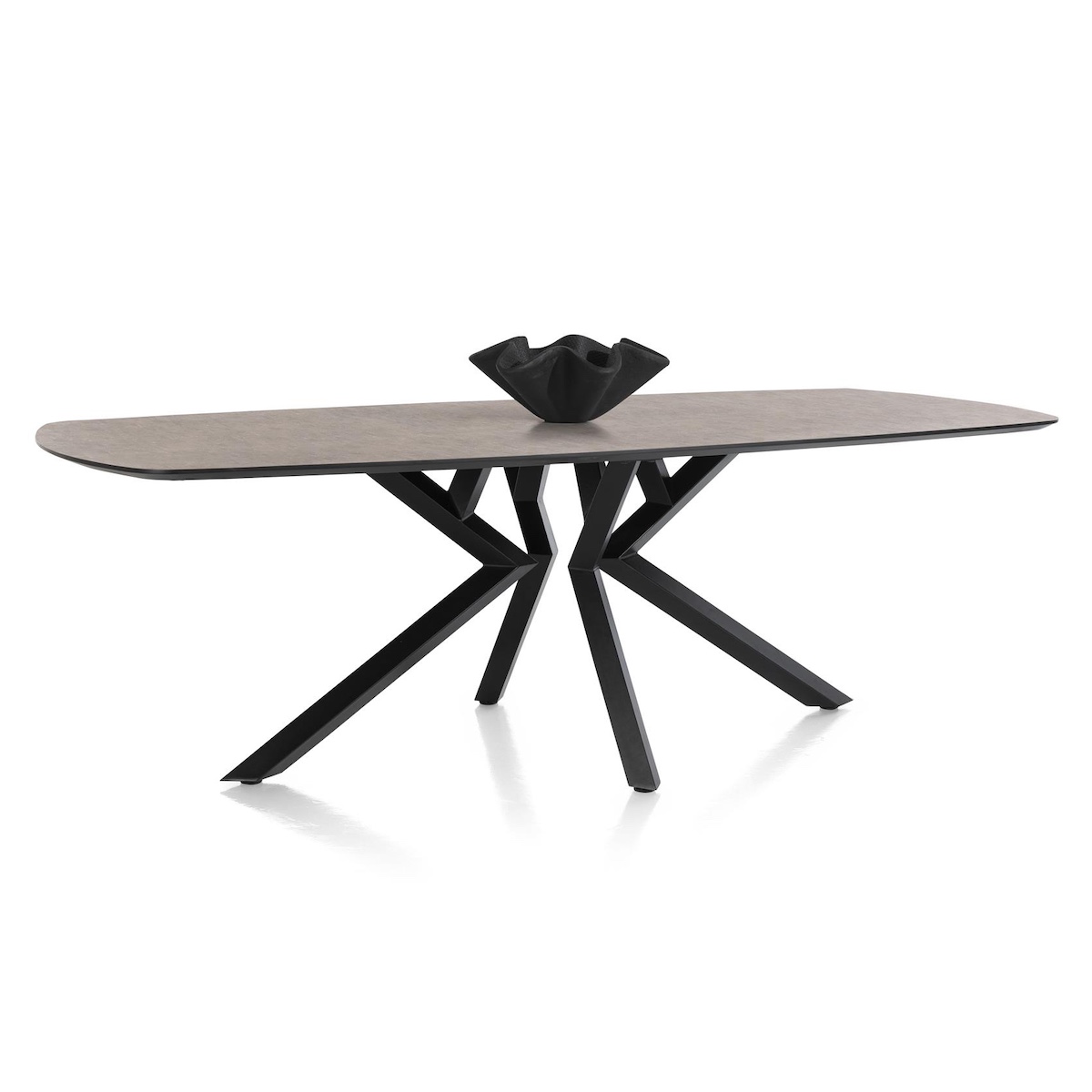 Table MASURA XOOON OVALE 240x110x77 Rouille