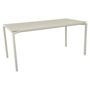 Table mat velouté 126x63cm CALVI Fermob Indoor gris argile