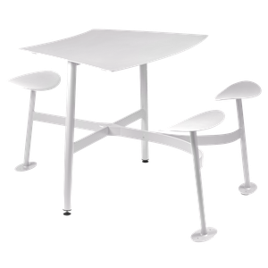 Table modulaire 3 places BOLDER Fermob blanc coton 