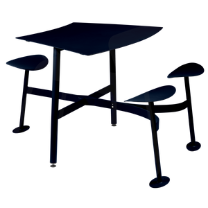 Table modulaire 3 places BOLDER Fermob bleu abysse