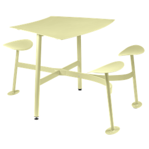 Table modulaire 3 places BOLDER Fermob citron givré