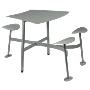 Table modulaire 3 places BOLDER Fermob gris lapilli