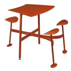 Table modulaire 3 places BOLDER Fermob orange confite