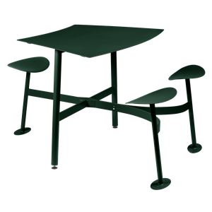 Table modulaire 3 places BOLDER Fermob vert cèdre