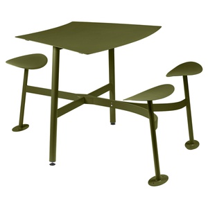 Table modulaire 3 places BOLDER Fermob vert pesto