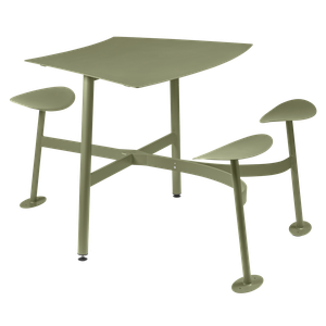 Table modulaire 3 places BOLDER Fermob vert tilleul