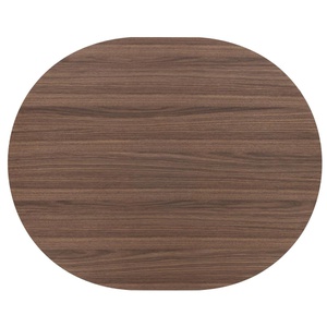 Table oavle 150x120cm BRIANZA Xooon noyer Stell brown