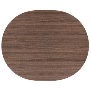 Table ovale 150x120cm BRIANZA Xooon noyer Creme