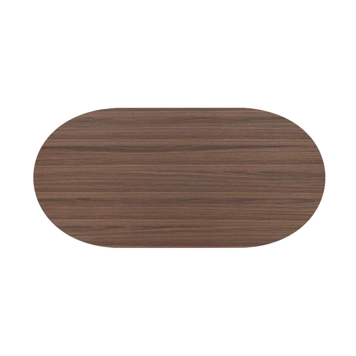 Table ovale 210x100cm BRIANZA Xooon noyer Steel brown