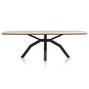Table ovale 220x108cm LIVADA Henders & Hazel naturel pied central