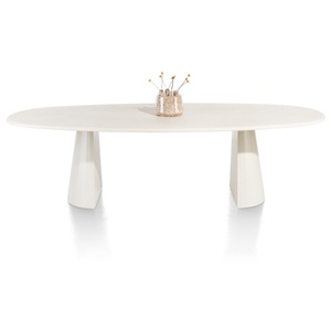 Table ovale 270 x120cm LUND Xooon Nebbia-Pied Cone