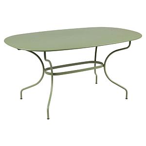 Table ovale 90x160cm OPERA + Fermob cactus