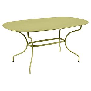 Table ovale 90x160cm OPERA + Fermob tilleul