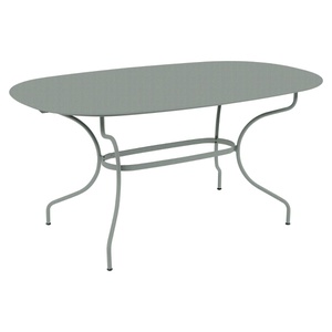 Table ovale 90x160cm OPERA + gris lapilli