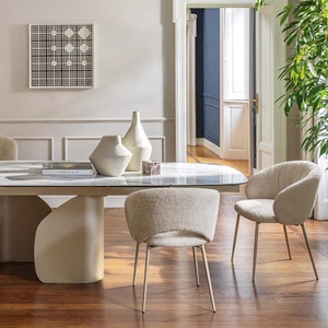 Table ovale TWINS 250cm Calligaris  marbre céramique Paonazzo 