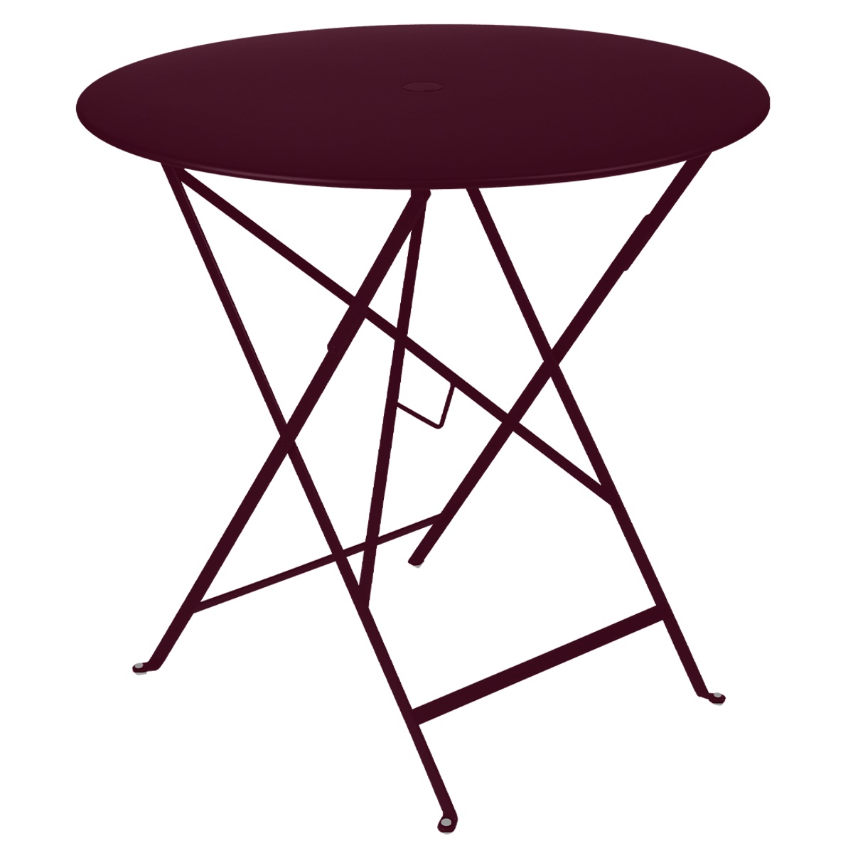 Table pliable 77cm BISTRO Cerise noire