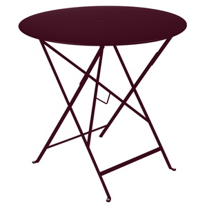 Table pliable 77cm BISTRO Cerise noire