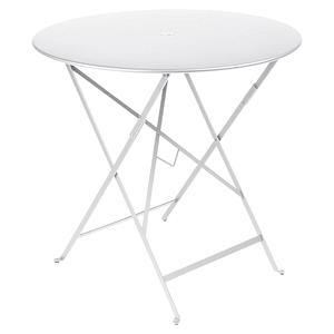 Table pliable 77cm BISTRO Fermob blanc coton