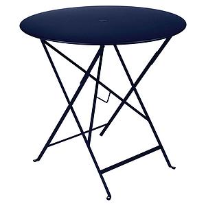 Table pliable 77cm BISTRO Fermob Bleu Abysse