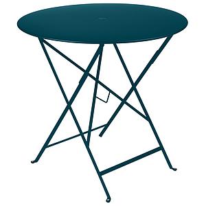 Table pliable 77cm BISTRO Fermob bleu acapulco