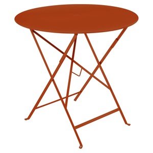 Table pliable 77cm BISTRO Fermob orange confite
