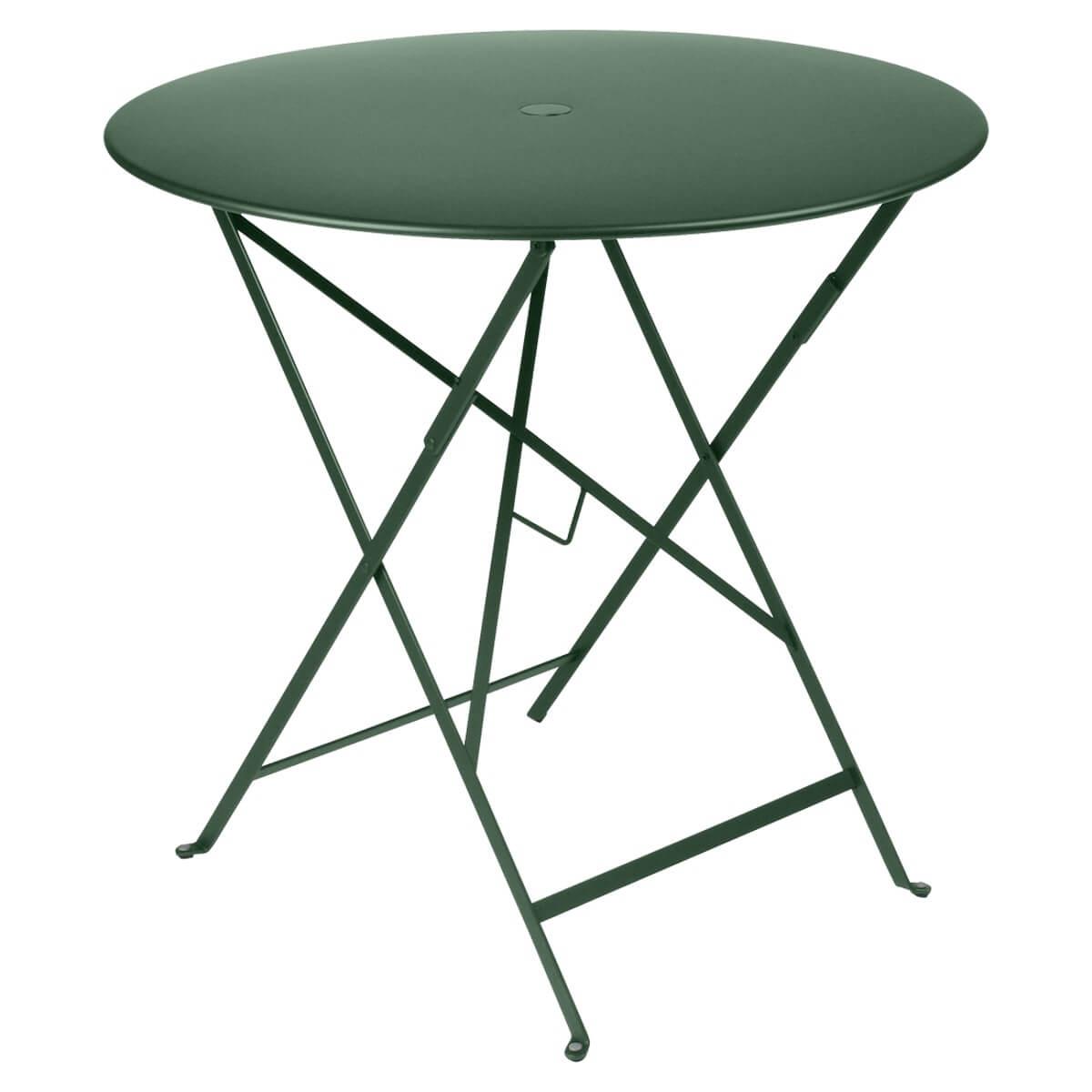 Table pliable 77cm BISTRO Fermob vert cèdre
