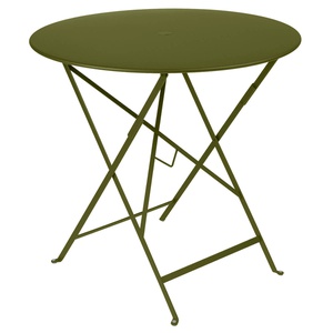 Table pliable 77cm BISTRO Fermob vert pesto
