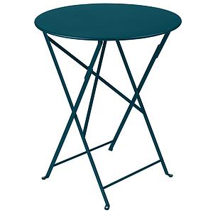 Table pliante 60cm BISTRO Fermob bleu acapulco