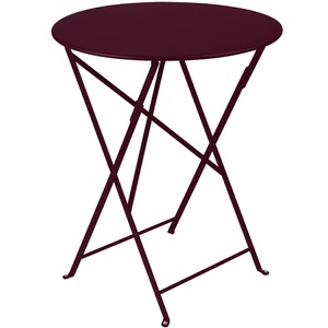 Table pliante 60cm BISTRO Fermob cerise noir