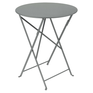 Table pliante 60cm BISTRO Fermob gris lapilli