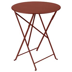 Table pliante 60cm BISTRO Fermob rouge ocre