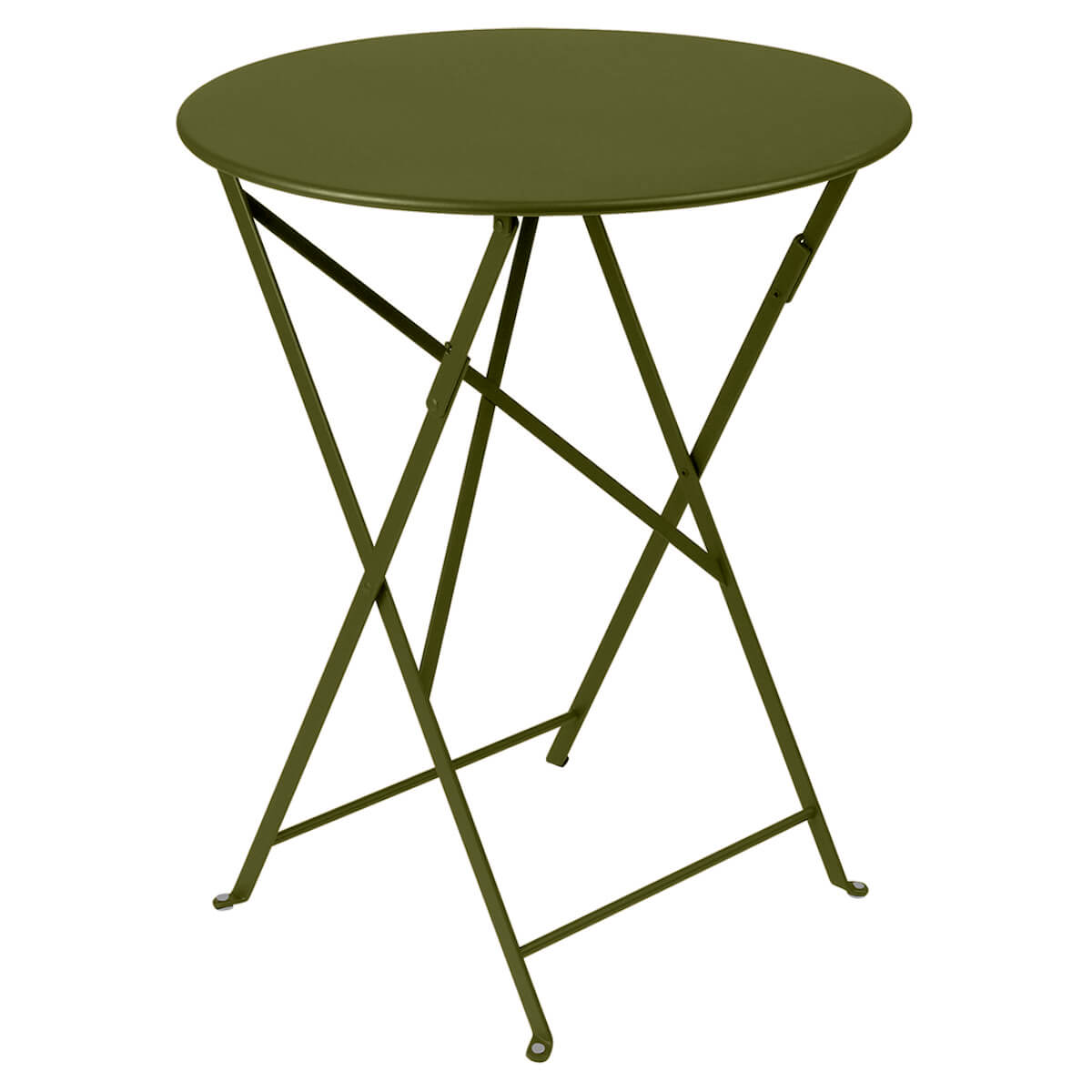 Table pliante 60cm BISTRO Fermob vert pesto