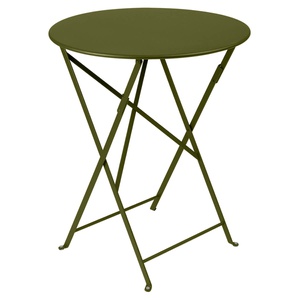 Table pliante 60cm BISTRO Fermob vert pesto